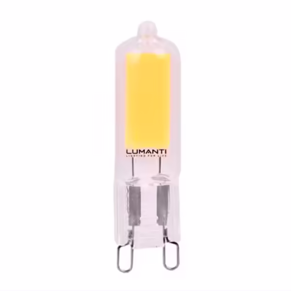 Produto: Lâmpada LED G9 3W 2400K 220V Vidro Branco Quente - Lumanti **Descrição:** A Lâmpada LED G9 3W 2400K 220V Vidro Branco Quente da Lumanti é uma fonte de iluminação eficiente e econômica, ideal para ambientes internos que necessitam de uma luz suave e acolhedora. Projetada para substituir lâmpadas halógenas tradicionais, esta lâmpada LED oferece uma vida útil prolongada e um consumo de energia significativamente menor. **Características Técnicas:** - **Potência:** 3W - **Tensão:** 220V - **Base:** G9 - **Temperatura de Cor:** 2400K (Branco Quente) - **Material:** Vidro - **Fluxo Luminoso:** Aproximadamente 300 lumens - **Ângulo de Abertura:** 360 graus - **Vida Útil:** Até 25.000 horas - **Dimensões:** Aproximadamente 15mm de diâmetro x 50mm de altura - **Índice de Reprodução de Cor (IRC):** >80 - **Eficiência Energética:** Classe A+ - **Formato:** Tubular **Características Funcionais:** - **Economia de Energia:** Consome até 90% menos energia comparado às lâmpadas incandescentes e halógenas. - **Durabilidade:** Vida útil de até 25.000 horas, reduzindo a necessidade de trocas frequentes. - **Luz Confortável:** A temperatura de cor de 2400K proporciona uma iluminação branca quente, ideal para criar ambientes aconchegantes e relaxantes. - **Instalação Fácil:** Base G9 compatível com a maioria dos soquetes G9 existentes, facilitando a substituição. - **Baixa Emissão de Calor:** Produz menos calor em comparação com lâmpadas tradicionais, contribuindo para um ambiente mais confortável. - **Ampla Aplicação:** Indicada para uso em luminárias decorativas, abajures, lustres, arandelas e outros tipos de iluminação residencial e comercial. **Categoria do Produto:** - Iluminação - Lâmpadas LED - Lâmpadas G9 - Lâmpadas de Baixa Potência - Lâmpadas de Vidro - Lâmpadas Branco Quente **Atributos do Produto:** - Potência: 3W - Tensão: 220V - Base: G9 - Temperatura de Cor: 2400K - Material: Vidro - Fluxo Luminoso: 300 lumens - Ângulo de Abertura: 360 graus - Vida Útil: 25.000 horas - Índice de Reprodução de Cor: >80 - Eficiência Energética: Classe A+ - Formato: Tubular - Dimensões: 15mm (diâmetro) x 50mm (altura) Esta lâmpada LED G9 da Lumanti combina eficiência energética, durabilidade e uma luz acolhedora, sendo uma excelente escolha para diversas aplicações de iluminação interna.